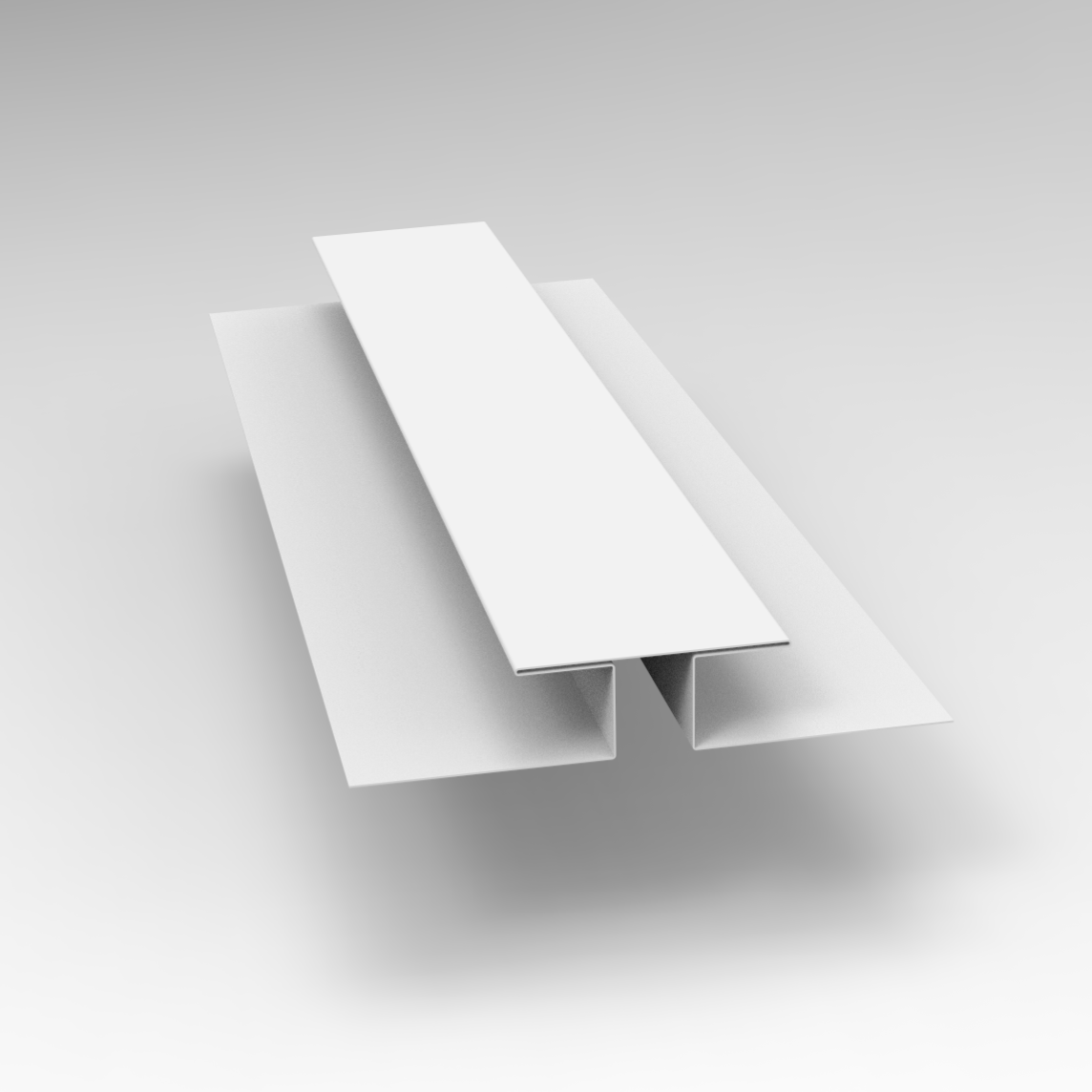 Slatwall panel joint trim for clean, professional slatwall panel seams