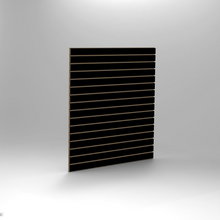 Black slatwall panel 4x4 for professional retail and commercial disp
