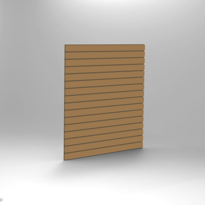 Raw MDF slatwall panel 4x4 for commercial and retail display installations