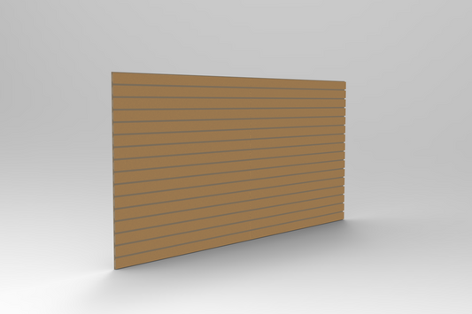 Raw MDF slatwall panel 4x8 for professional retail and commercial installations