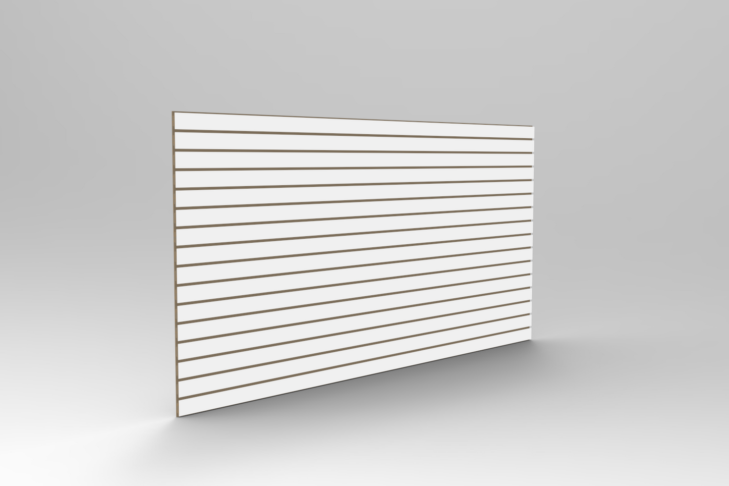 White slatwall panel 4x8 for professional retail and commercial displays
