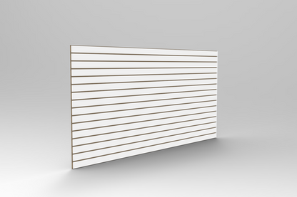 White slatwall panel 4x8 for professional retail and commercial displays